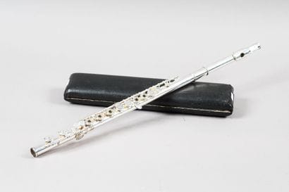 Flute by L.L.LEBRET PARIS , silver plated...