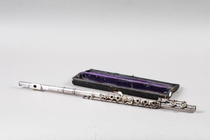 Flute by DEMICHEL PARIS, silver plated nickel...