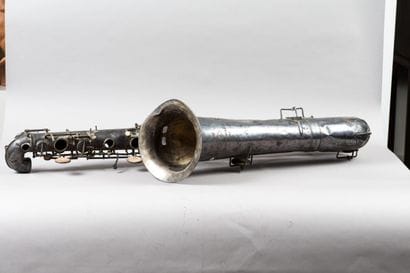 Rare MEHA 50's Bb bass saxophone from BESSON...