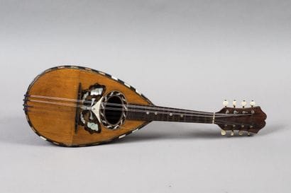 Mandolin bearing the label LUIGI VICENTINI...