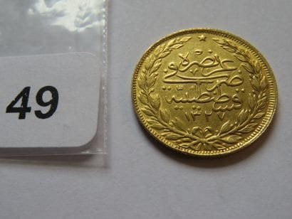 Gold coin - Turkey - 100 Kurush Muhammad...