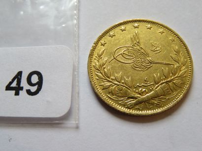 Gold coin - Turkey - 100 Kurush Muhammad...