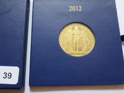 Gold Euro coins - France - Lot of 2 x 1000...