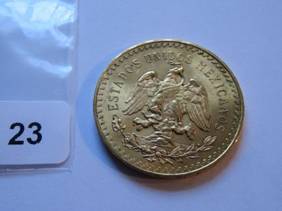 Gold coin - Mexico - 50 Pesos 1944 TTB to...