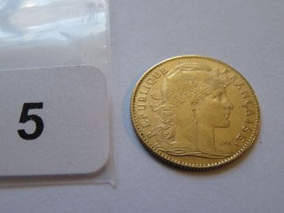 Gold coin - France - 10 Francs Coq 1910 ...