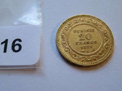 Gold coin - Tunisia (French Protectorate)...
