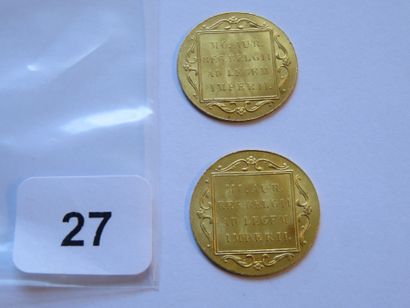 Gold coins - Netherlands - Lot of 2 x Ducat...