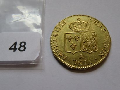 Royal gold coin - Louis XVI - Double louis...