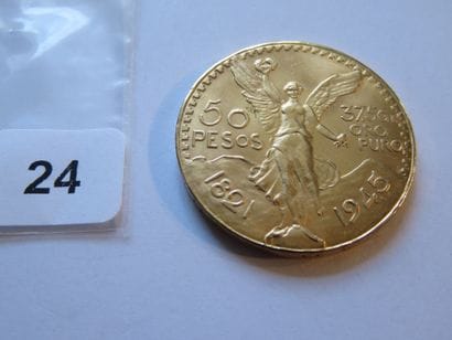 Gold coin - Mexico - 50 Pesos 1945 TTB+ ...