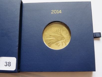 Gold coin Euros - France - 1000 Euros Rooster...