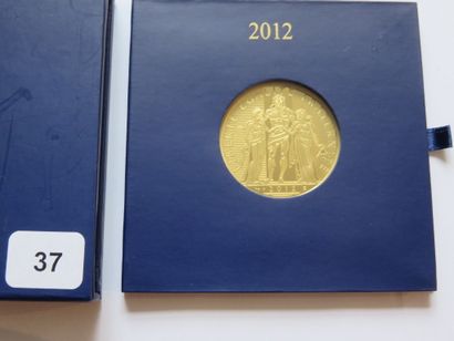 Gold coin Euros - France - 1000 Euros Hercules...
