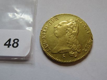 Royal gold coin - Louis XVI - Double louis...