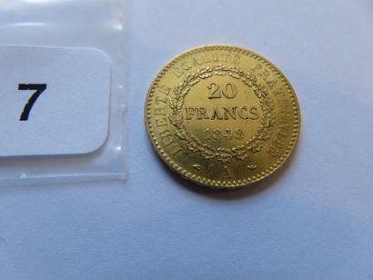 Gold coin - France - 20 Francs Génie IIème...