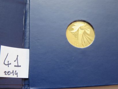 Gold coin Euros - France - 250 Euros Rooster...