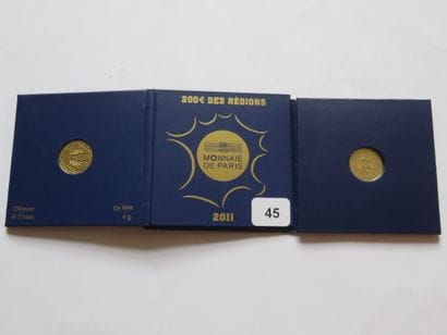 Gold Euro coins - France - Lot of 2 x 200...