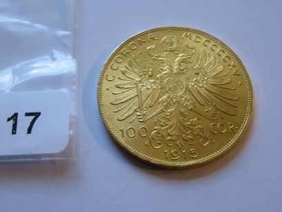 Gold coin - Austria - 100 corona Franz Joseph...
