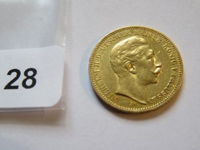 Gold coin - Prussia (German State) - 20 Mark...