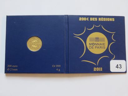 Gold coin Euros - France - 200 Euros des...