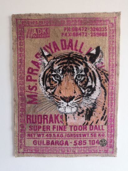 MOSKO 

Tigre, 2015

Acrylique et pochoir...