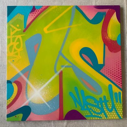 NASTY 

Sans titre, 2021

Aérosol et acrylique...