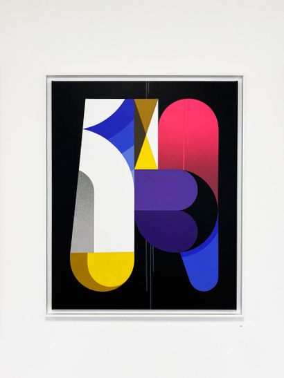 XKUZ né en 1985

Abstract Shutters, 2020

Acrylique...