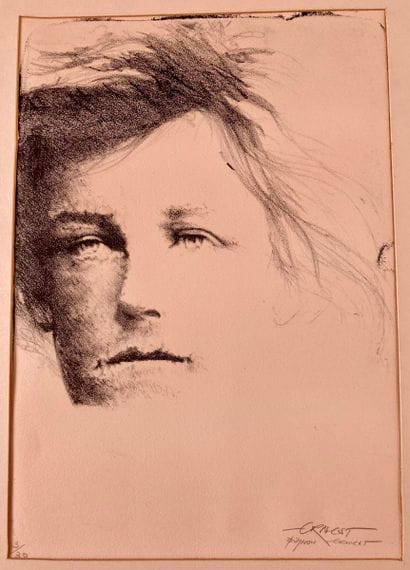 Ernest PIGNON ERNEST

Portrait de Rimbaud....