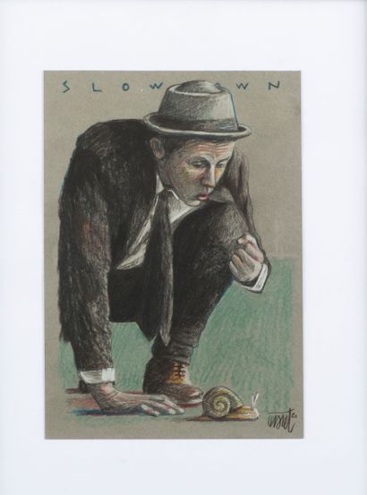 LEVALET

Slow Down, 2020

Crayon et encre...