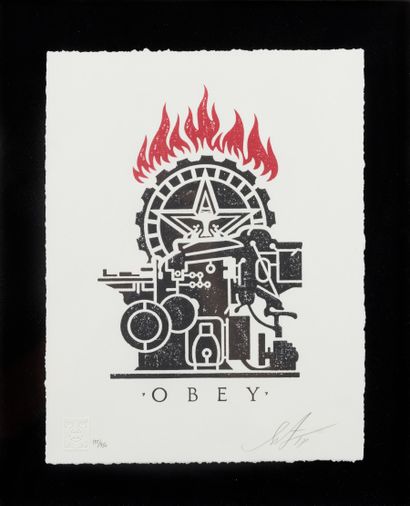 OBEY 

Impression signée en bas à droite...