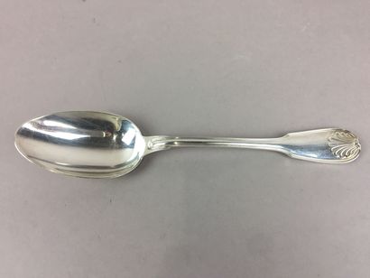 MENAGERE DE TABLE en argent (63 pièces)....