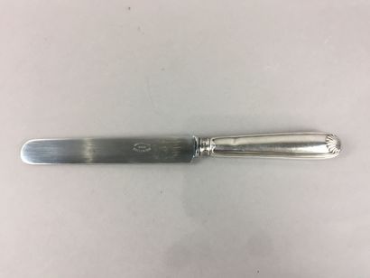 MENAGERE DE TABLE en argent (63 pièces)....
