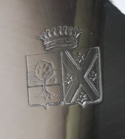 CORBEILLE en argent. BORDEAUX, J. FONTAN,...