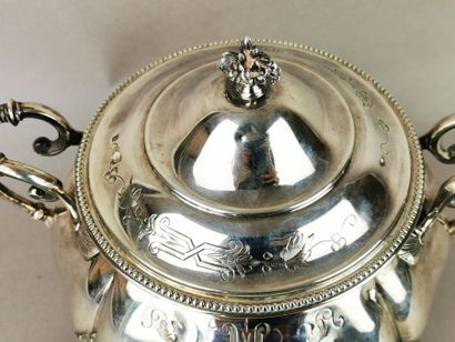 POT A SUCRE en argent. PARIS, Charles HARLEUX,...