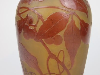 D'ARGENTAL

Vase en verre à décor dégagé...