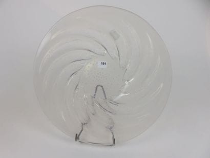 LALIQUE

Plat rond, modèle 