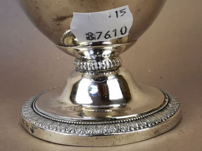 CAFETIERE en argent. PARIS, Charles-Louis...