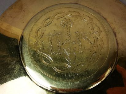 PATENE en argent doré. PARIS, 1819-1838....