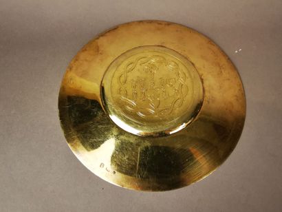 PATENE en argent doré. PARIS, 1819-1838....