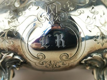 POT A SUCRE en argent. PARIS, Charles HARLEUX,...