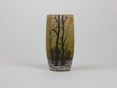 DAUM Nancy

Vase en verre à décor d'un paysage...