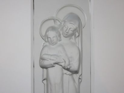LALIQUE France

Vierge à l'Enfant en verre...