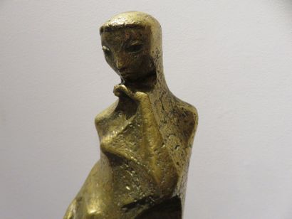 Georges OUDOT 

Le silence, 1974

Bronze...