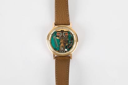 BULOVA 

Montre-bracelet, boîtier rond, plaqué...
