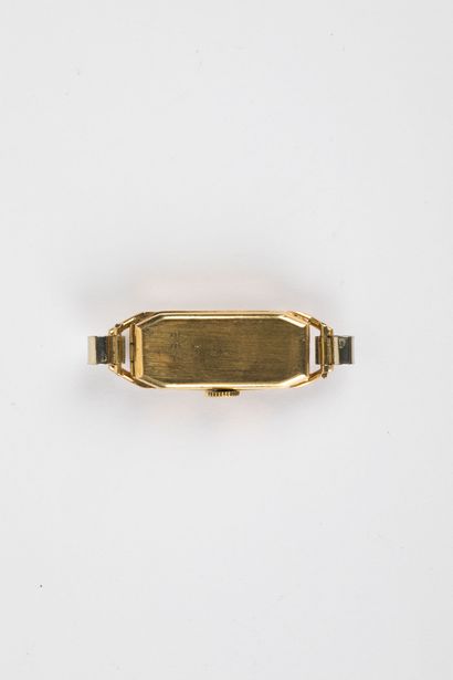 Montre-bracelet en or 750 millièmes, boîtier...