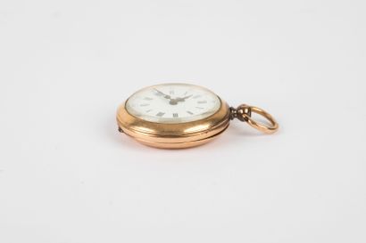 Montre pendentif en or 750 millièmes N° 30108....