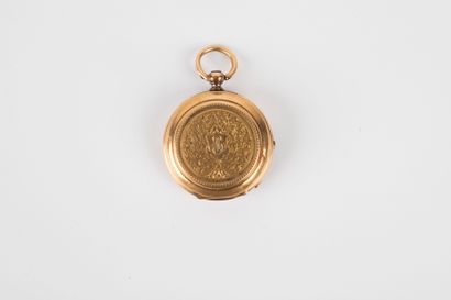 Montre pendentif en or 750 millièmes N° 30108....