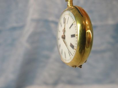 Montre de col en or 750 millièmes, cadran...