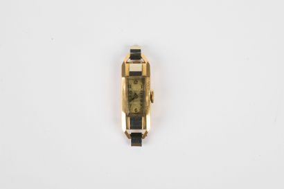 Montre-bracelet en or 750 millièmes, boîtier...
