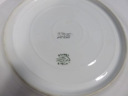 LIMOGES France

Important service en porcelaine...