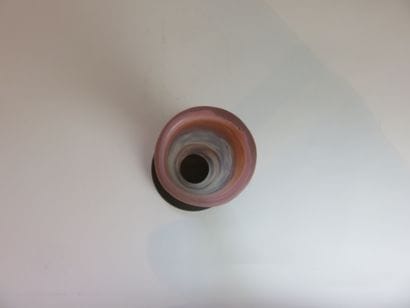 GALLE 

Grand vase rouleau en verre multicouche...