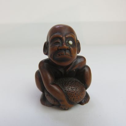 JAPON - XIXe siècle

Netsuke en bois, homme...